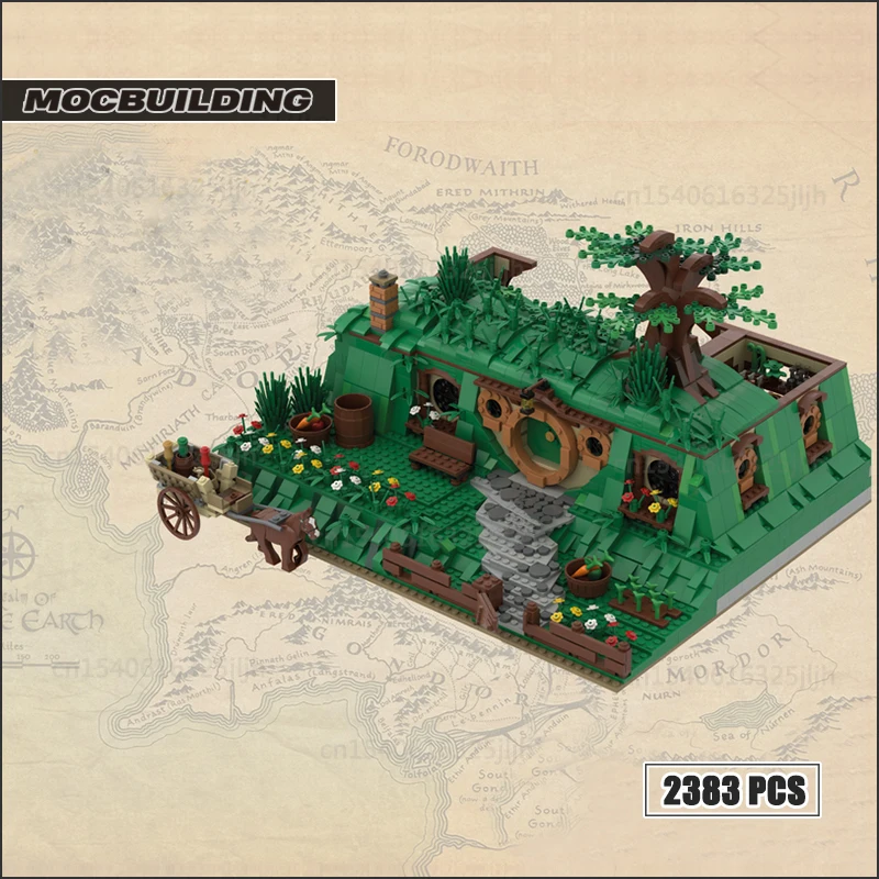 Movie Ideas Bag End MOC Building Blocks House UCS Technology Bricks An Unexpected Gathering City Model Kid Toys Gifts