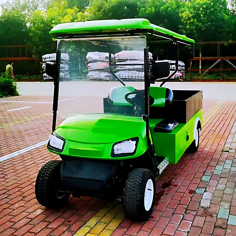 China Factory Manufacture 2 - 8 Seats High Quality Sightseeing Electric Golf Cart Police Patrol Car 3.5KW/Lead Acid Battery