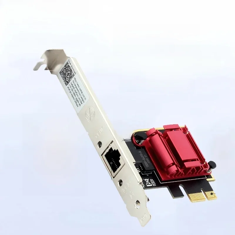 Karta sieciowa 2.5G PCI-E do RJ45 z chipem RTL8125B, adapter kontrolera LAN Ethernet 100/1000/2500Mbps do kart LAN w systemach Win7/8/10/11 — zdjęcie produktu 7