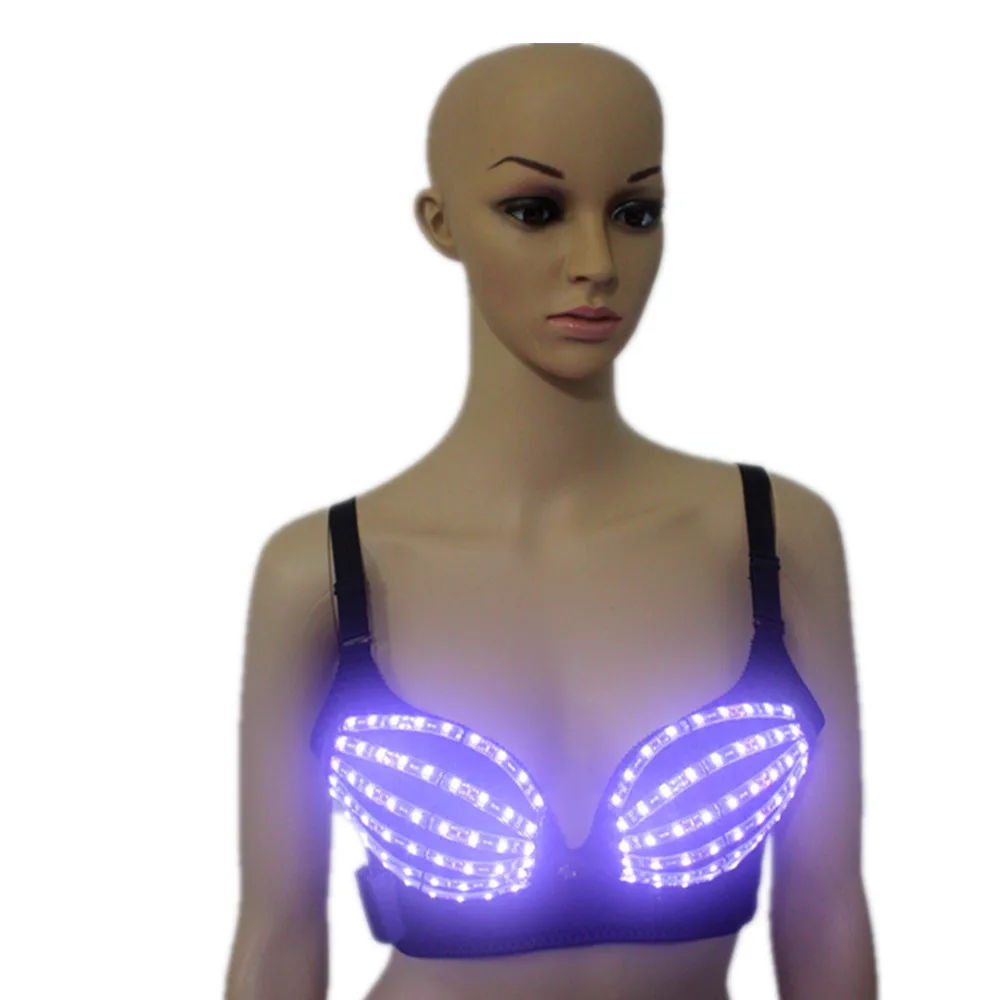 Ds Costumes Nightclub Bar Clubwear Led Bra Led Costume Light-up Bra
