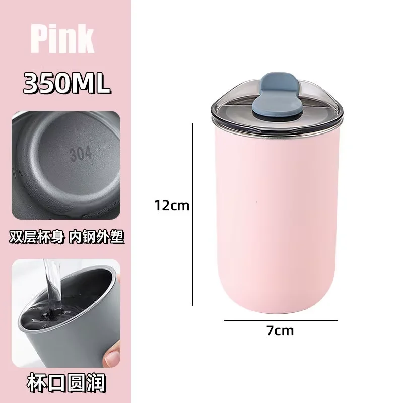 Custom Name Birth Month Flower Stainless Steel Tumbler With Flip Spill Proof Lid Birth Floral Art Insulated Travel Coffee Mug.