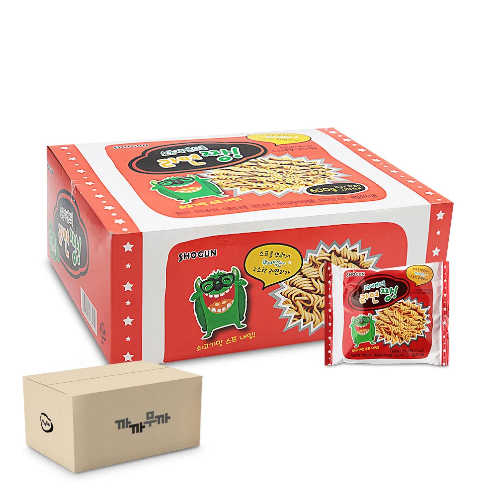 Shogun-snack ramen fideos 20g x 30 piezas (1 caja-6 Tong) ramen land