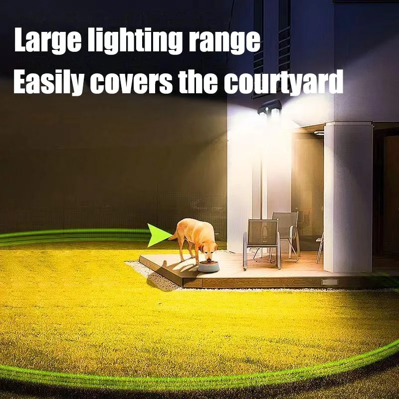 Solar Tungsten Filament Lamp Outdoor Intelligent Induction Wall Light 3 Light Mode Waterproof Patio Courtyard Garden Deck Villa