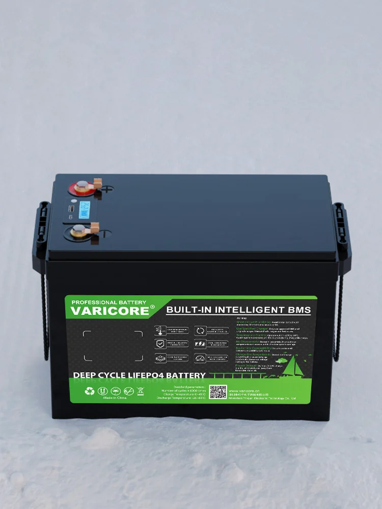 VariCore 24V 100AH 8s LiFePO4 Batterie Lithium-Eisenphosphat für 25,6V 29,2V Golfcart, Auto, Zigarettenanzünder, Wohnmobil-Batterien