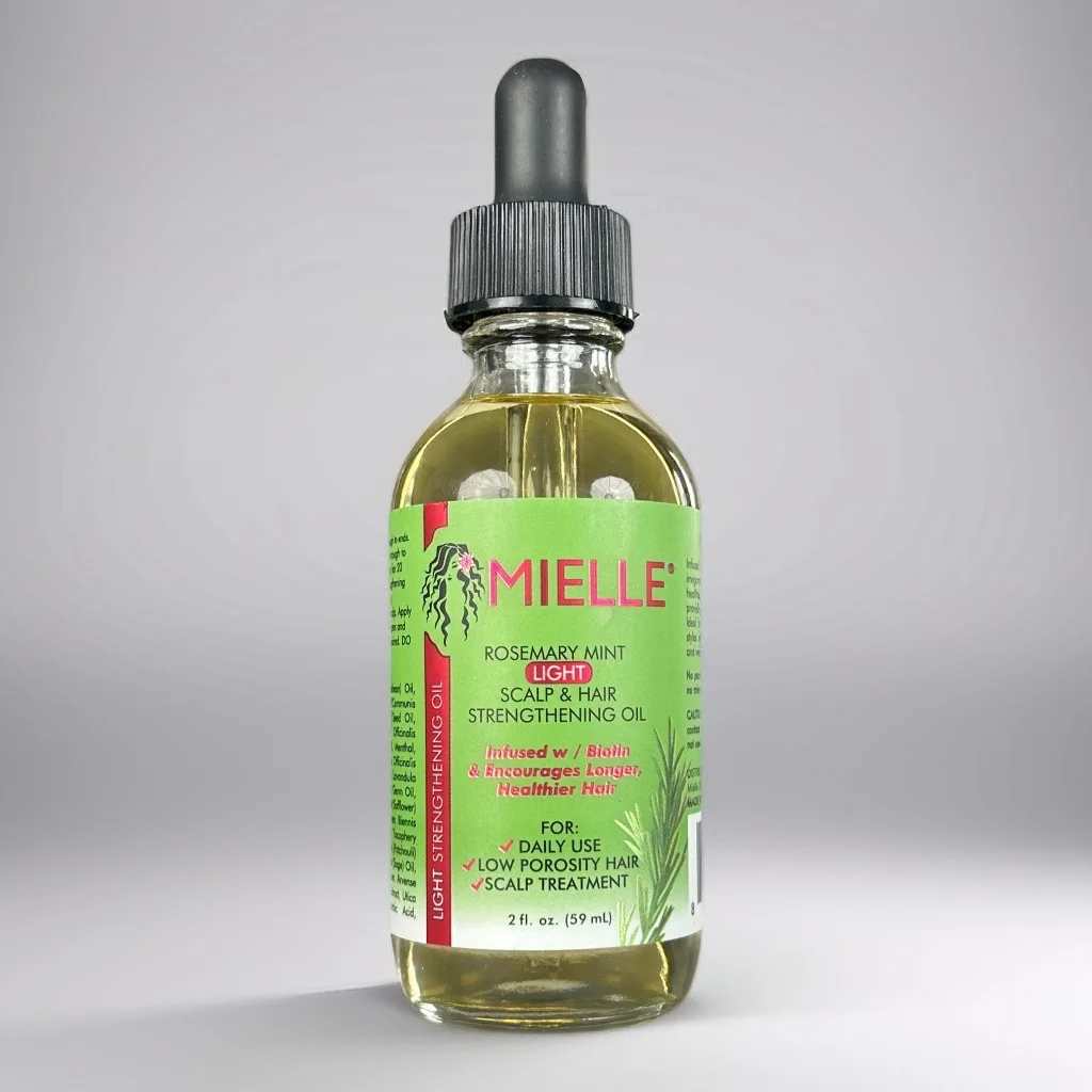 Mielle Organic Rosemary Mint Hair Growth Essential Oil Hair Strengthening Scalp Repair for Men and Women of All Hair Types 2 Oz