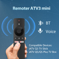 BOXPUT Remoter ATV3 Mini Air Mouse BT Wireless Voice Controller iATV Q3 Stick iATV Q5/Q5 Plus TV Box Dedicated Remote Control