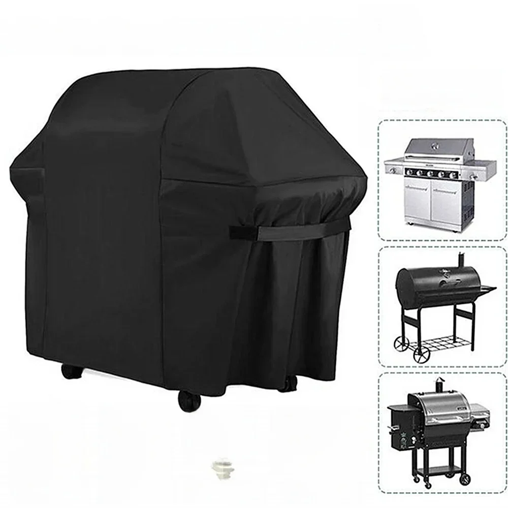 Juste de Barbecue Imperméable et Anti-Poussière, Tissu Coupe-Vent pour Gaz, Charbon, Électrique, Accessoires de Jardin Extérieur
