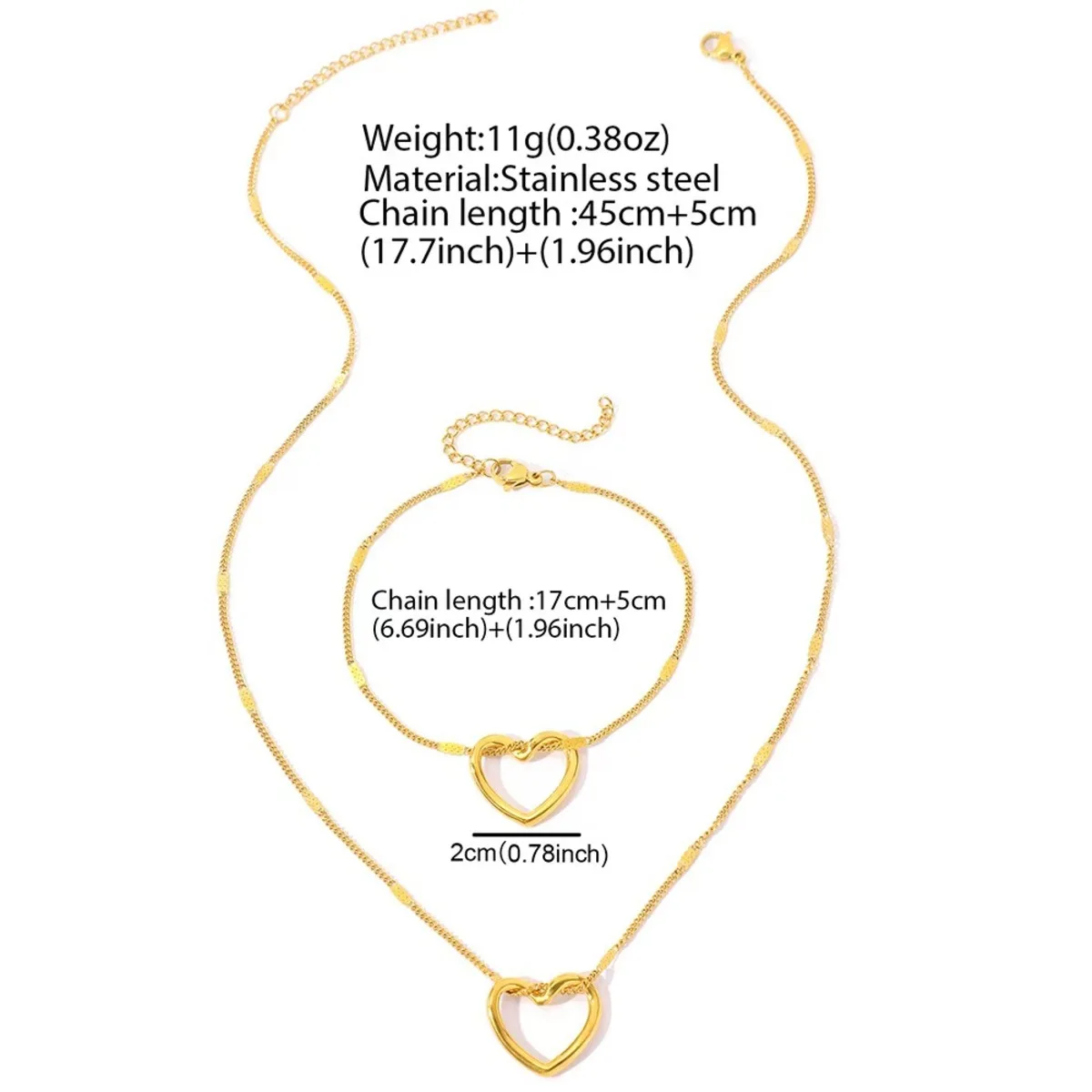 Stainless Steel Jewelry Set Novelty Twisted Heart Light Luxury High-end Sense Jewelry Set For Women Jewelry Anniversary Gift image 5