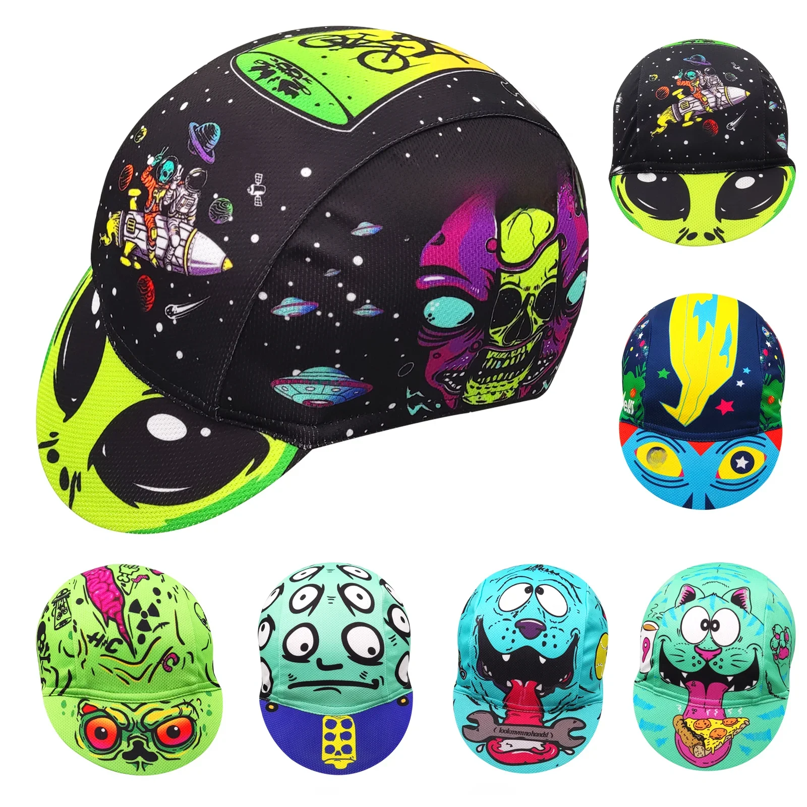 AliExpress NONE Retro Cycling Caps Unisex Size Outdoor Bicycle Sports Hats 6 Styles To Choose From