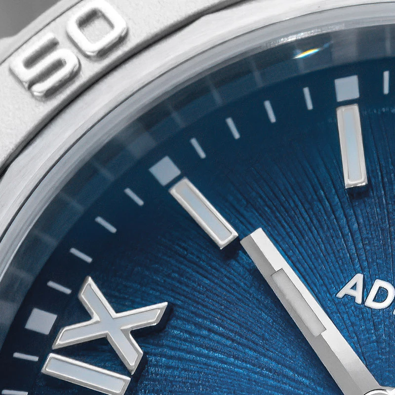 AddiesKin K002 Men's Luxury Automatic Watch Modern Geometric Dial Miyota 9015 Sapphire Crystal BGW9 Luminous Screw Down Crown