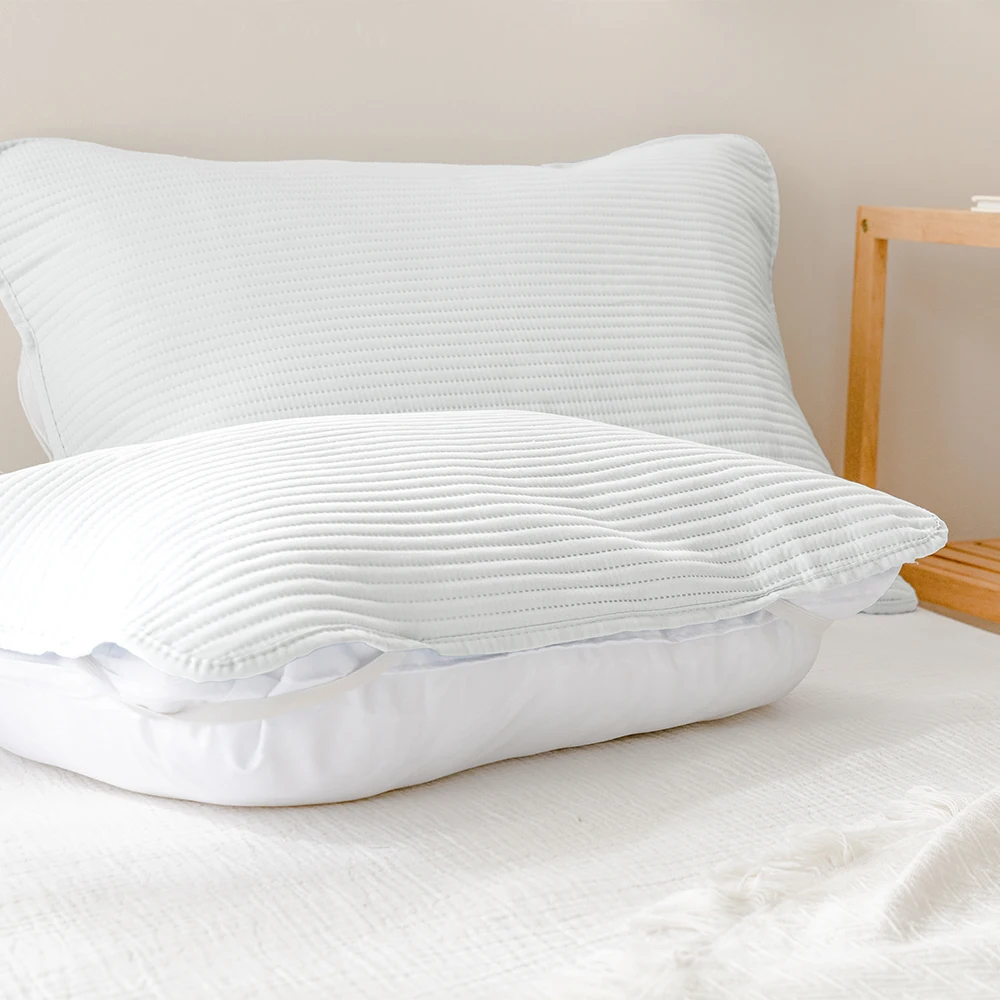 Thezari 1 + 1 كيس وسادة مبطن للاستبدال سهل الاستبدال ومضاد للبكتيريا 40X60/50X70 #2