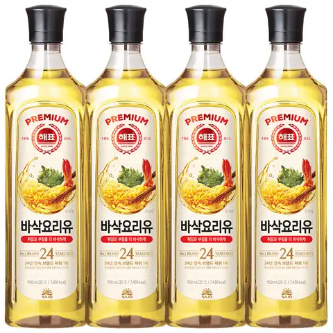 해표 바삭 요리유 900ml 4개 Best5 해표 바삭 요리유 900ml 4개 Best5