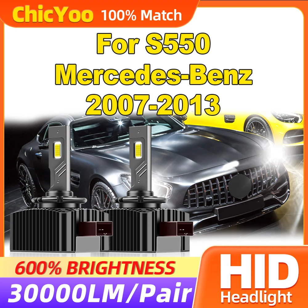 

120W CSP Chips HID Xenon Lights 30000LM LED Headlight Bulbs 12V 6000K Xenon Lamp For S550 Mercedes-Benz 2007-2010 2011 2012 2013