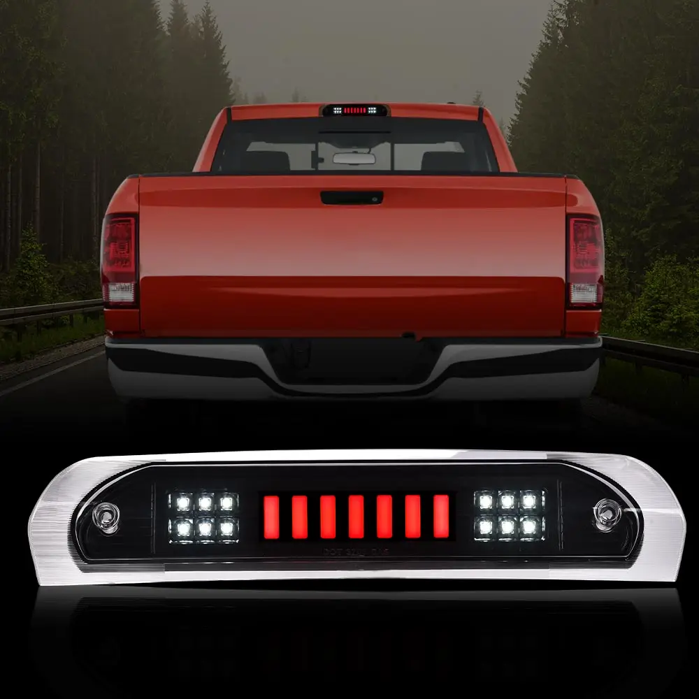 

Светодиодная панель, 3-й задний стоп-сигнал, грузовая лампа, черный корпус, прозрачный, подходит для Dodge 2002-2009 годов, стоп-сигнал с высоким креплением, водонепроницаемый, пылезащитный