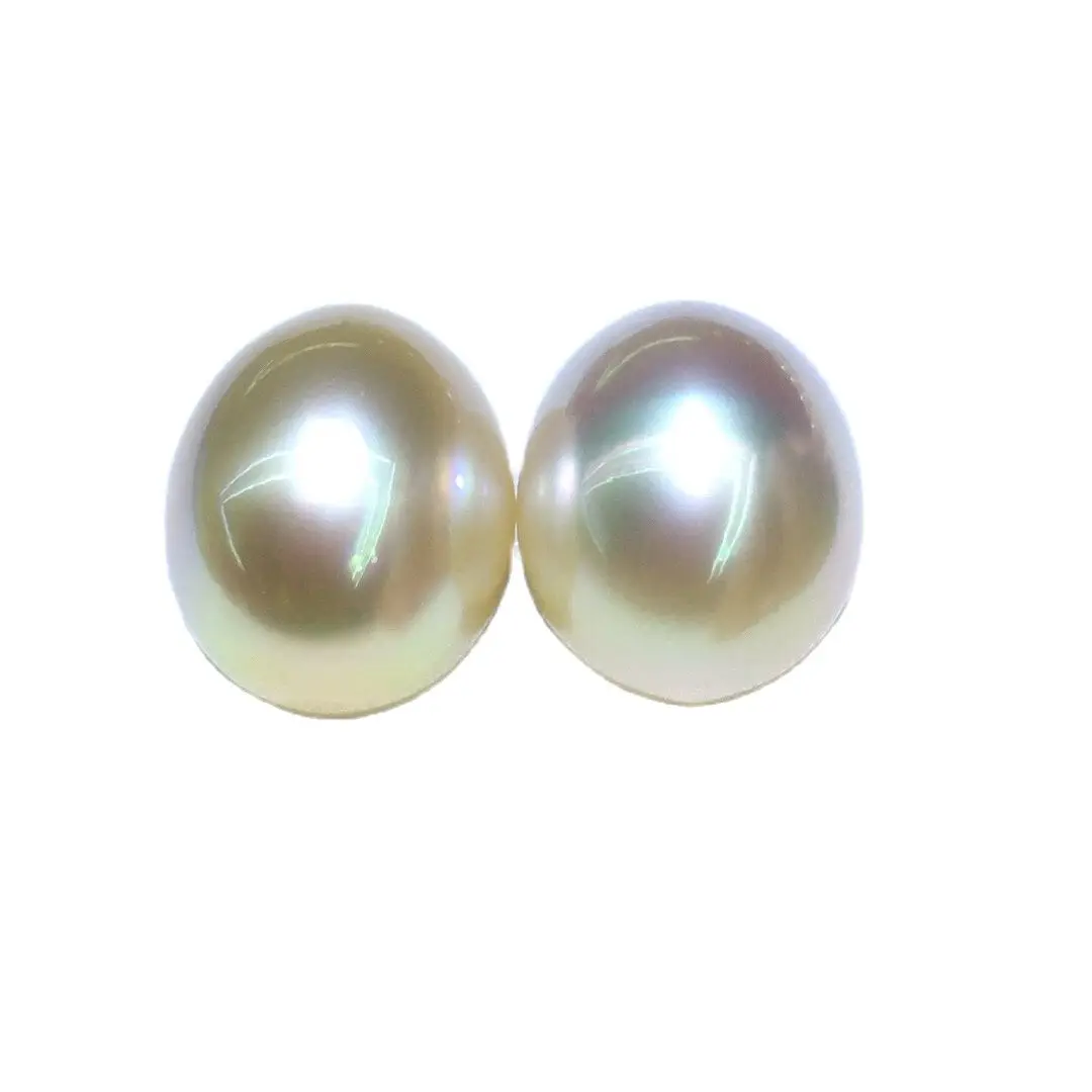 MADALENA SARARA 10-11mm Southsea Golden Saltwater Pearl Drop Shape High Bright Luxury DIY Pearl Bead for Earrings