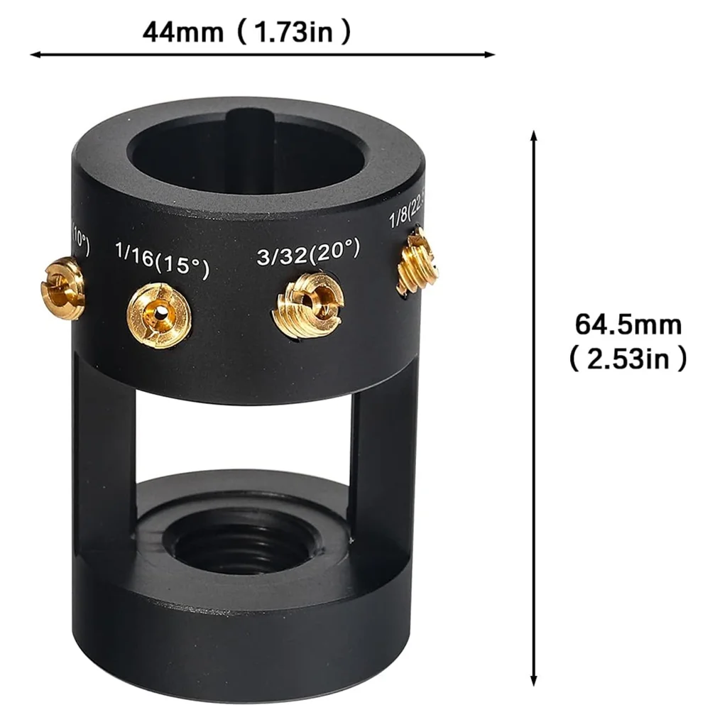 Tungsten Electrode Grinder TIG Welding Tools Multi-Angle and Offset Horizontal Hole Grinder with Cutoff Slot for Welding Aids