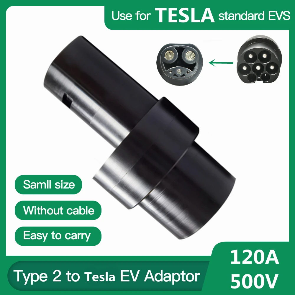 Адаптер зарядного устройства для электромобилей IEC 62196 type 2 в Tesla, адаптер зарядного устройства для электромобилей а для зарядки EVSE