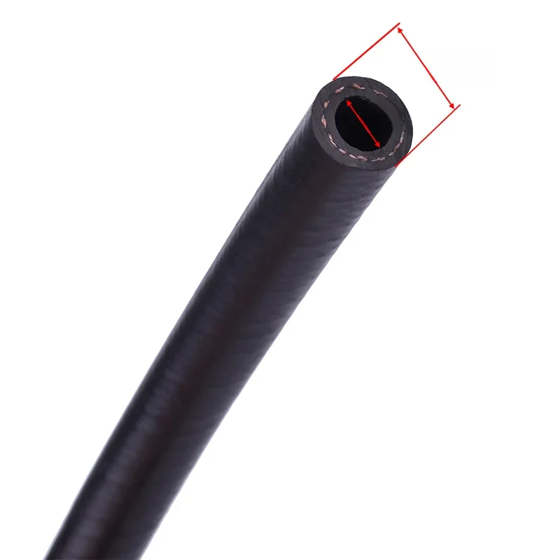 8x14mm 8mm I/D 14mm O/D Przewód paliwowy Przewód olejowy Wąż do samochodów Łódź Marine Snowmobile Karting Motorboat Ciągniki Przyczepy kempingowe — zdjęcie 2