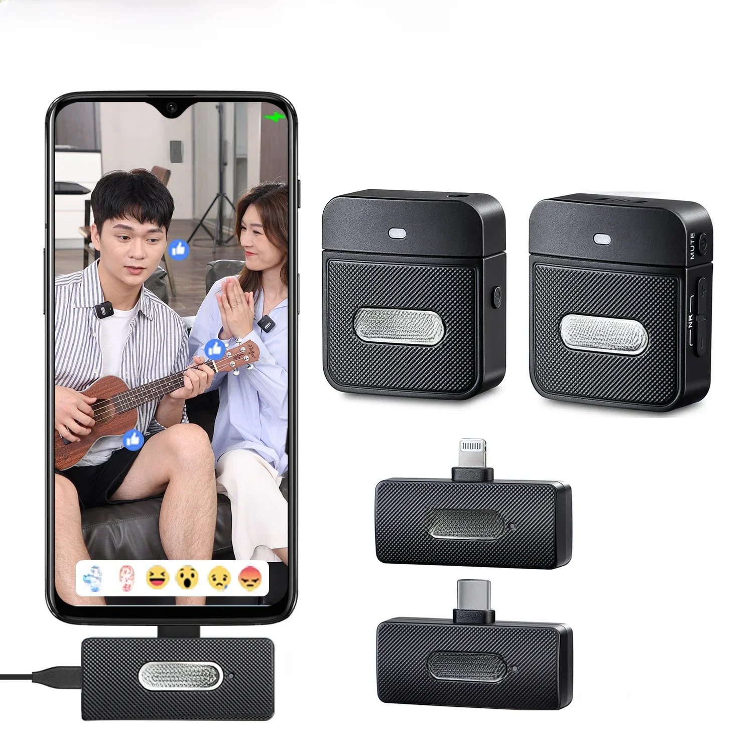 Saramonic blink100 microfone de lapela sem fio para pc smartphone dslr câmeras cancelamento ruído
