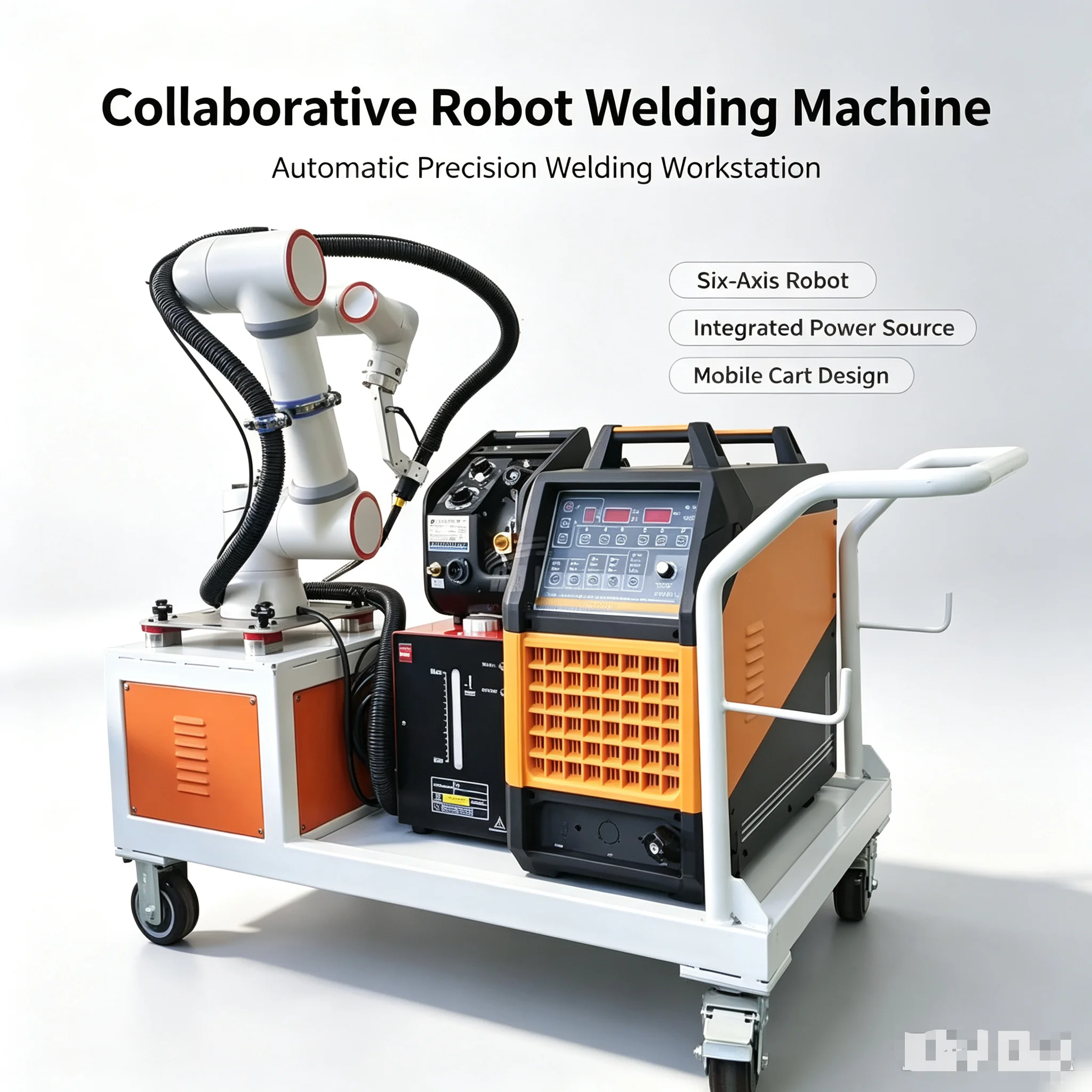 6 Axis Industrial Welding Robot Arm with Dual-pulse welding machine for Precision Manufacturing 2026 Best Price