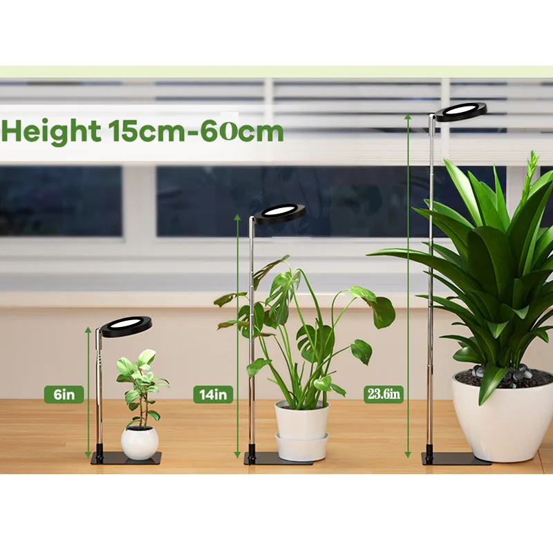 Planta hidropônica USB cresce a luz, Espectro completo, LED, Interior, Estufa, Vegetal, Flor