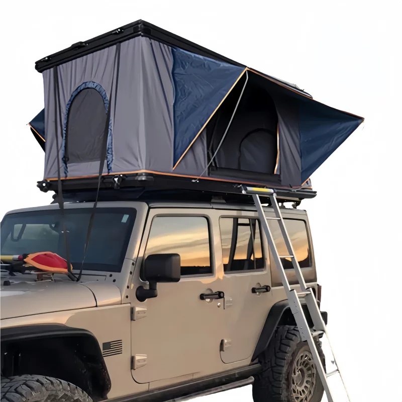 

Travel Cat Aluminum 4 Person Rooftop Tent Hard Shell Camping Tent for Car Aluminium Hard Shell Roof Top Tent
