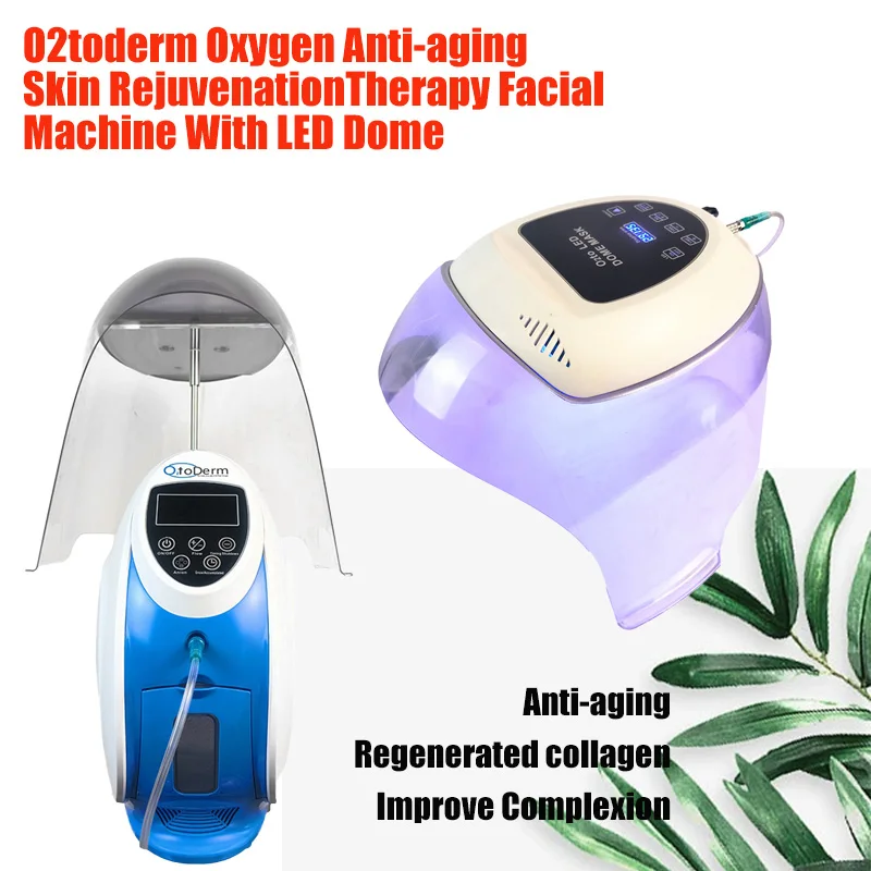 

LED Dome O2toderm Oxygen Therapy Facial Machine Portable Anti-aging Skin Rejuvenation Equipment