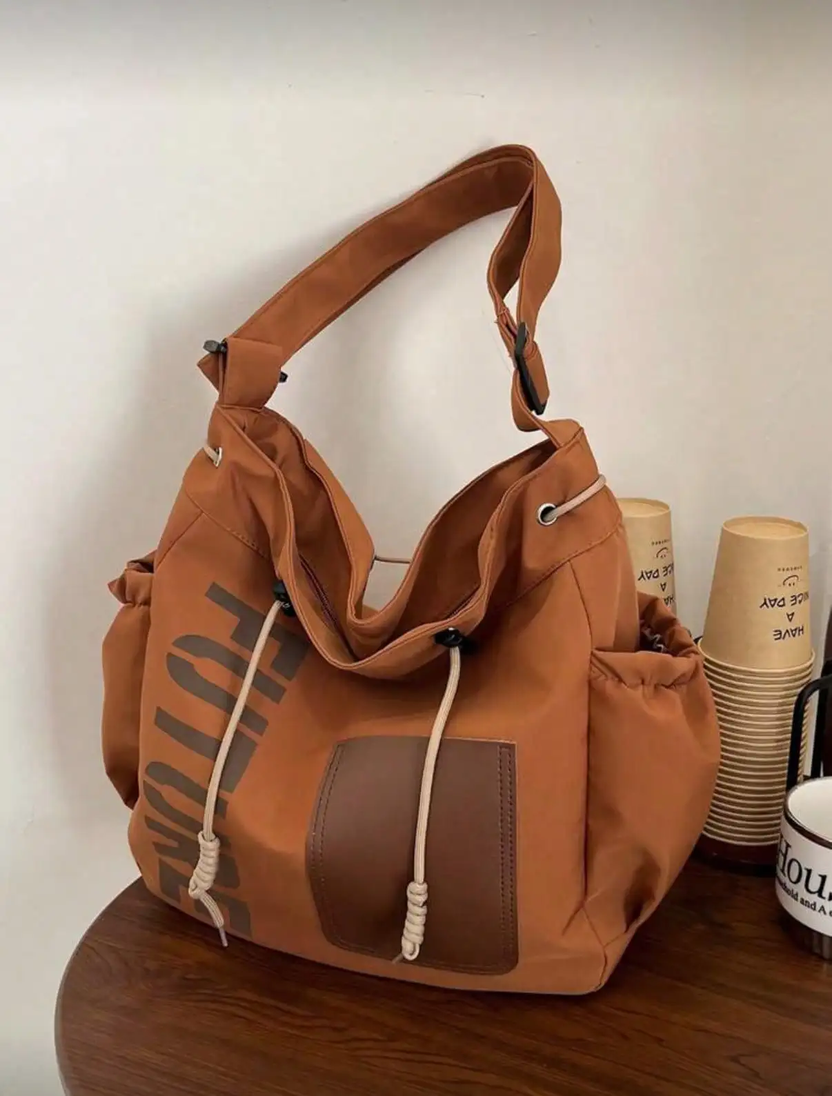 New Arrival Spring,School Tote Bag,Waterproof, Lightweight, Portable, Foldable, Classic Casual, Suitable For Teen Girls Women College Students, Perfect For Back To School, First Day Of School, Concert, New Fashionable Big Bags For Women