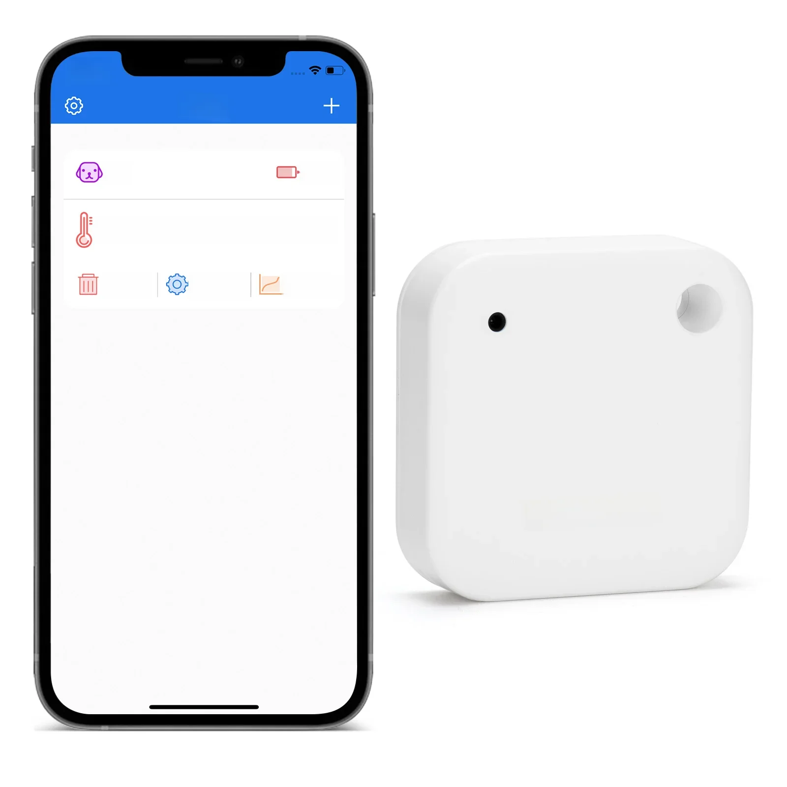 INKBIRD IBS-TH2 Inteligentny czujnik temperatury i wilgotności IPX4 Bluetooth Termometr i higrometr Rejestrator do przechowywania żywności i warzenia piwa — zdjęcie 2