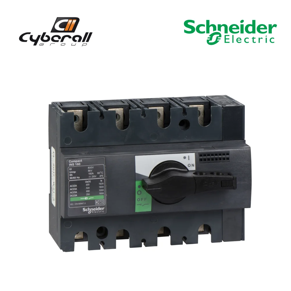 Schneider Electric-Cyberall-switch Interpact switch INS160 4 poles 160A reference: 28913