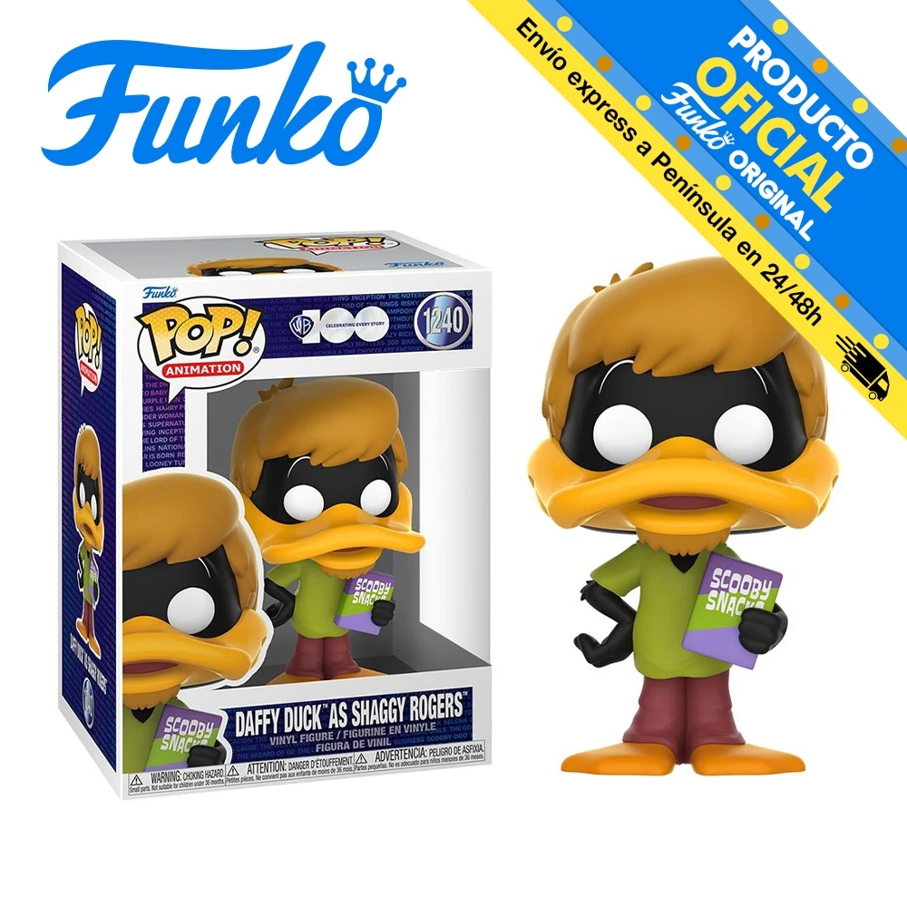 Funko Pop! Warner Bros 100 Aniv. -- 69425 Shaggy Rogers duck 1240 original kids toys original gifts collector figures dolls shop with box new official license