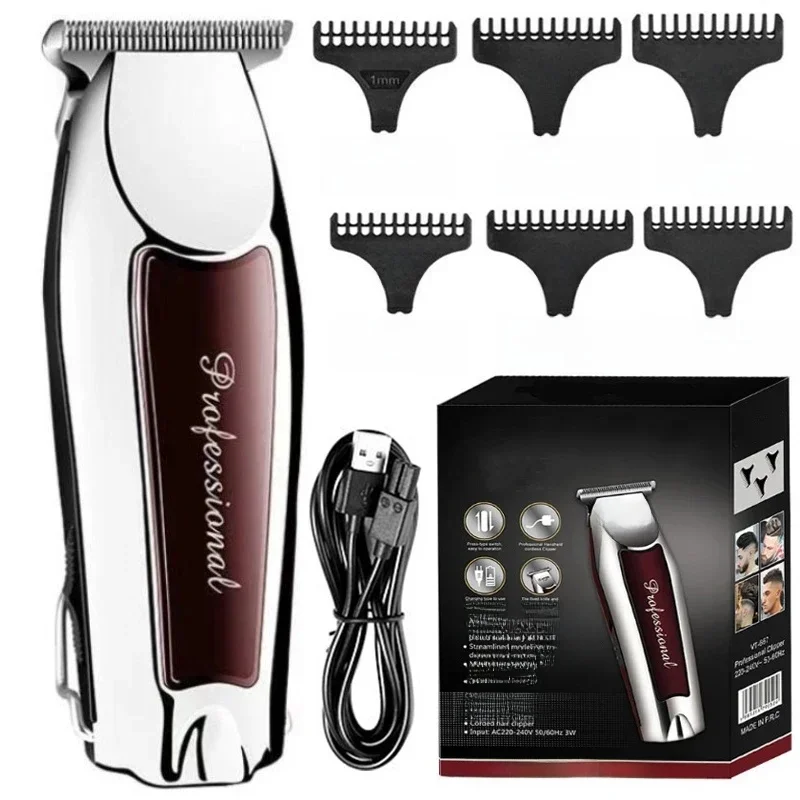 Tondeuse à cheveux tondeuse sans fil Rechargeable pour hommes toilettage professionnel électrique barbe Machine de coupe de cheveux bord tondeuse à cheveux