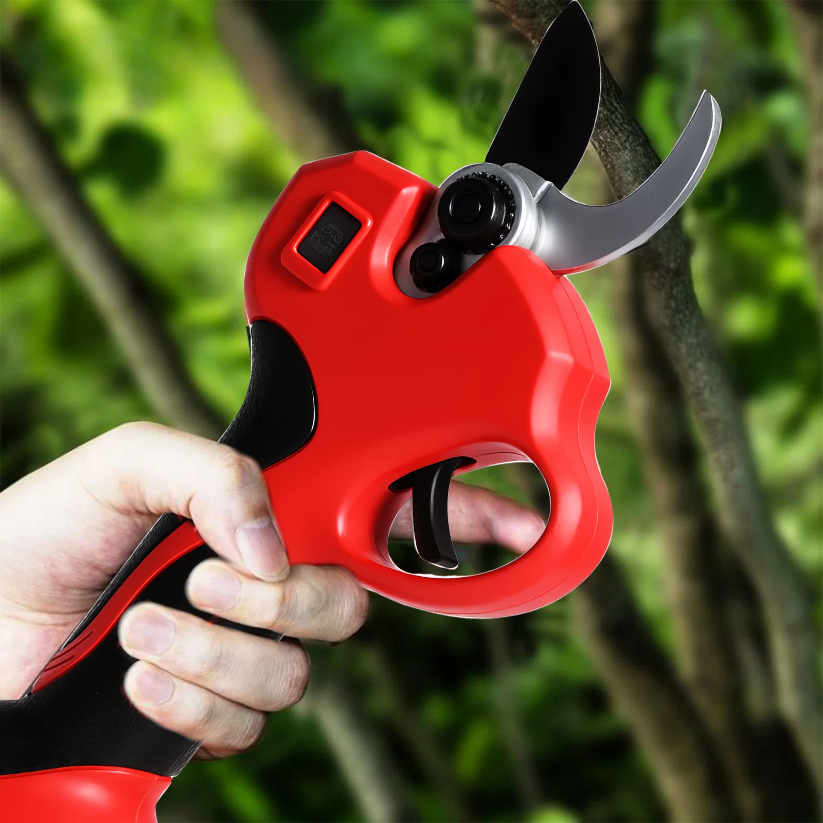 3-in-1 Teleskopstiel-Kettensäge, Elektrische Hochastschere, 2 Batterien, 8,5-Zoll Bürstenlose Kettensäge, Zum Baumschneiden – Detail 3