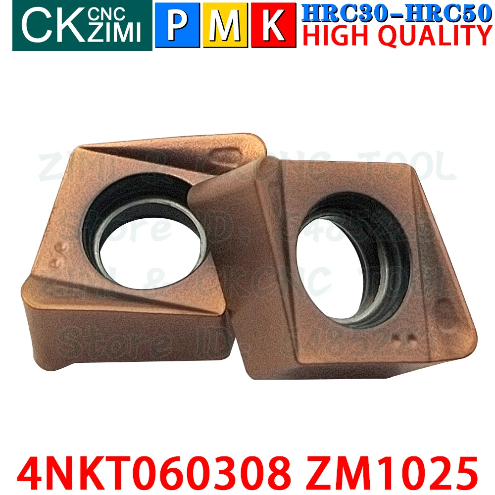 4NKT060308 ZM1025 4NKT 060308 ZM1025 إدراج كربيد طحن سريع تغذية إدراج أدوات CNC مخرطة معدنية ميكانيكية أدوات طحن قابلة للفهرسة