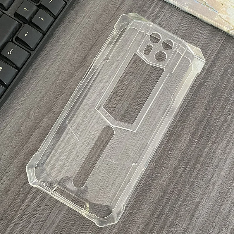 Miękkie etui TPU na telefon Ulefone Armor 24, przezroczysta czarna silikonowa osłona ochronna na tył telefonu ULEFONE Armor24 — zdjęcie produktu 7