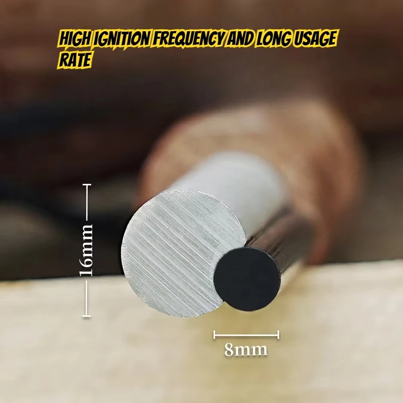 2025 New Outdoor Multifunctional Flint Magnesium Stick Portable Camping Fire EDC Tool Wilderness Survival Emergency Fire Starter view 5
