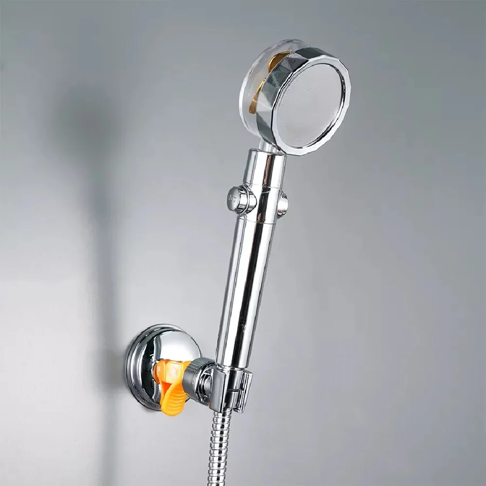 シャワーヘッドホルダー真空吸盤ハンドヘルドショールームブラケット調整可能360 ° 回転シャワーヘッドホルダー