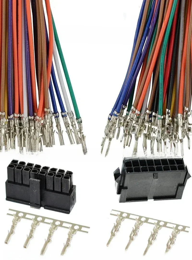 100 Câbles Électroniques à Tête Unique Mx3.0mm, Petits Connecteurs Mâle/Femelle 5557/5559 43020 43025, à Sertir, 20cm 20AWG