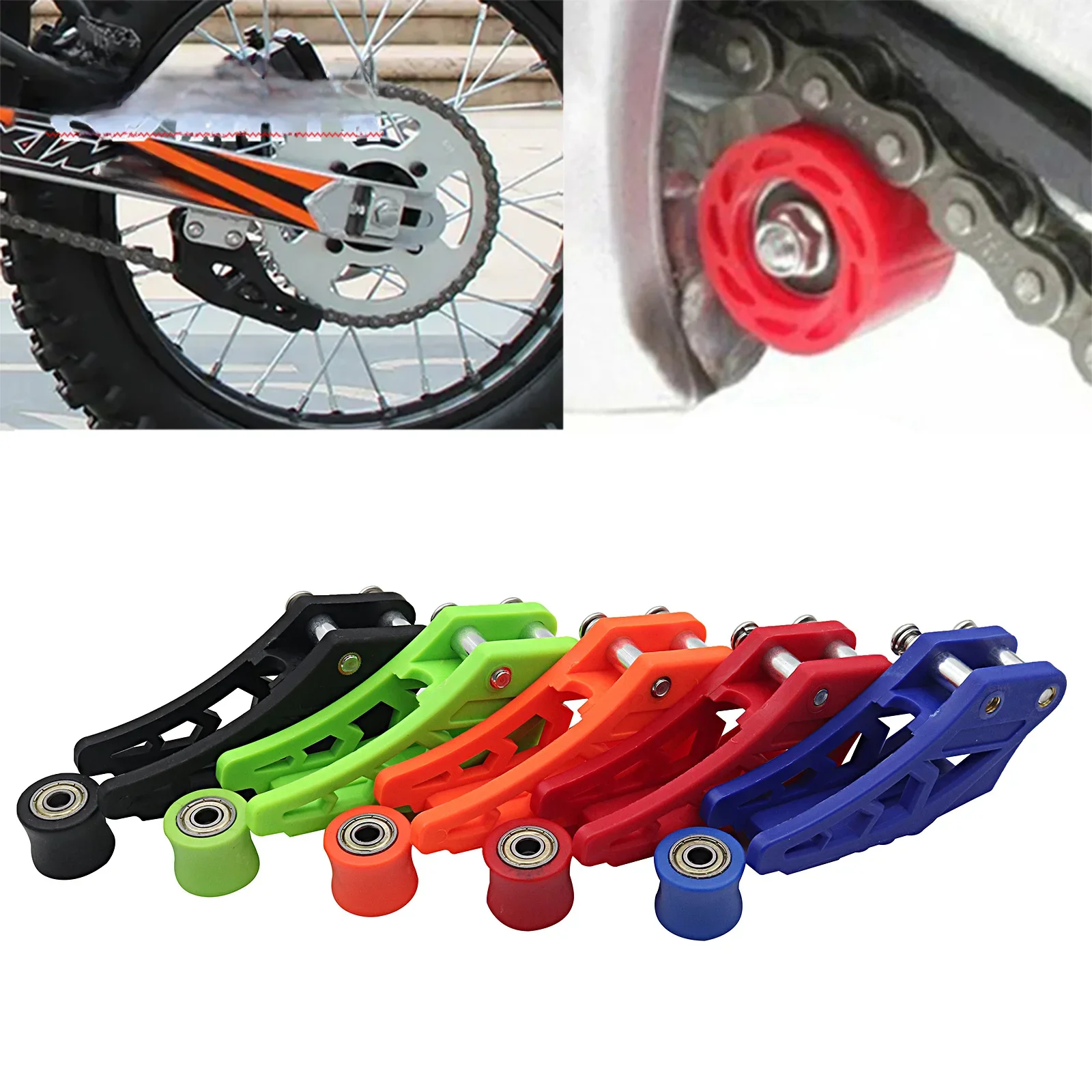 AliExpress NONE Motorcycle Chain Guide Roller for 125 200 250 300 400 450 520 525 350 530 EXC SX MXC SXS Guard Dirt Bike