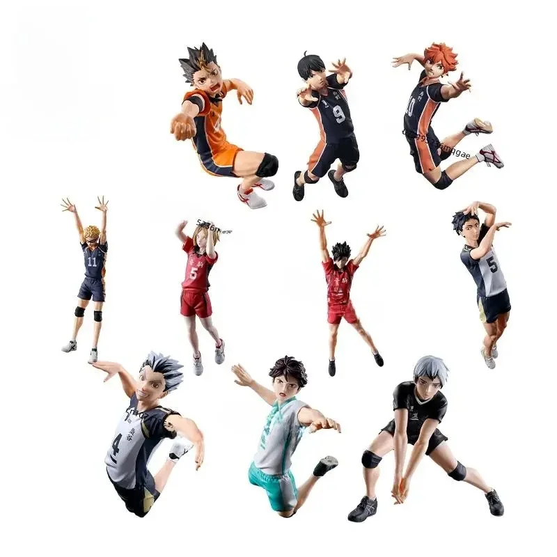 Figurki Anime Bandai BANPRESTO Haikyuu Oikawa Tooru Kotaro Bokuto Kei Tsukishima - Ozdoby na Biurko - Model - Prezent - Dostępne od Ręki — 2