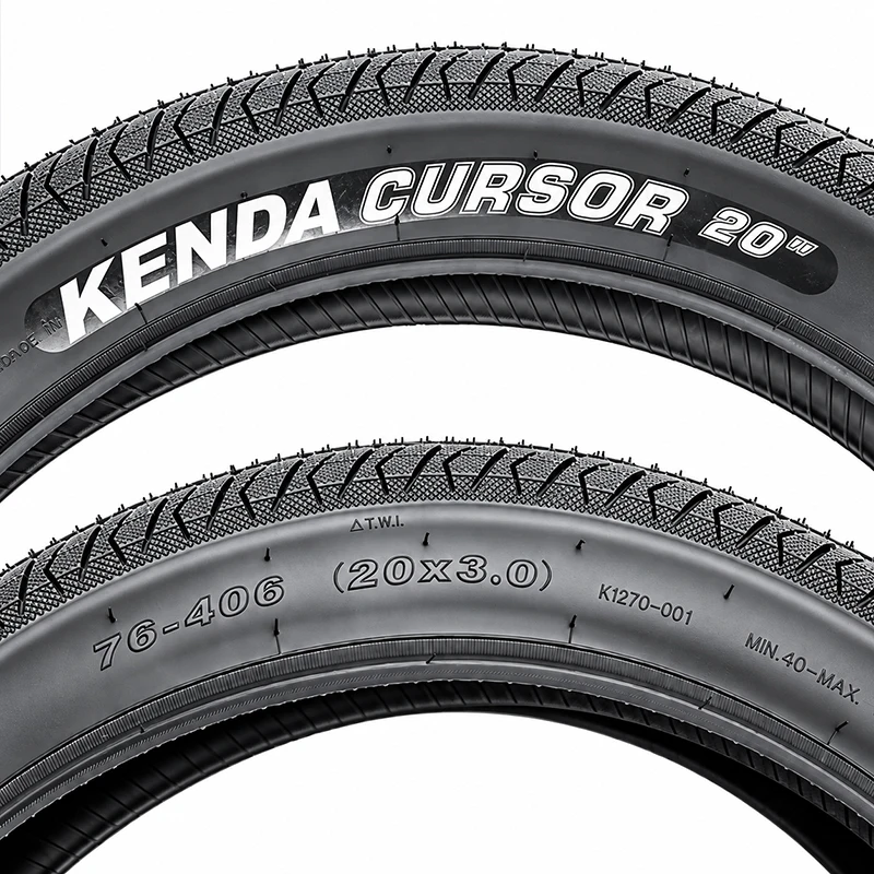 KENDA 20x3.0 16x4.0 Fatbike-Reifen mit Schlauch 76-406 E-Bike Elektrofahrrad Breiter Reifen – Detail 5