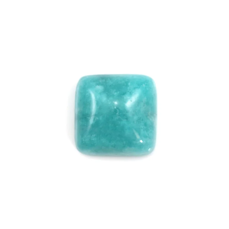 5pcs  Peru Amazonite Cabochon  Cab Square Shape 8/10mm Genuine Natural Stone For Jewelry Making Craft  Earrings Ring DIY Pendant