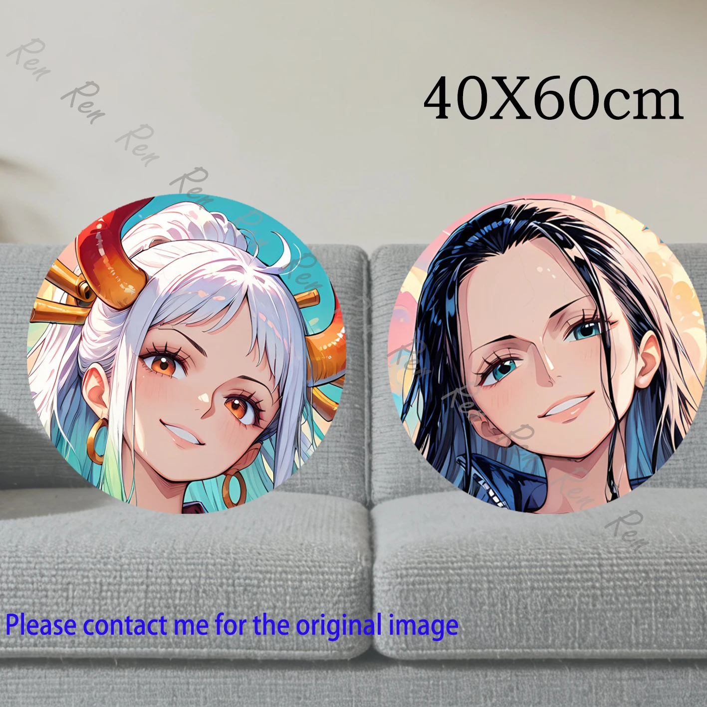 Dakimakura Anime Sailor Pillow Cover Sofa Cushion Double-side Print Throw Pillow Case 40X60cm