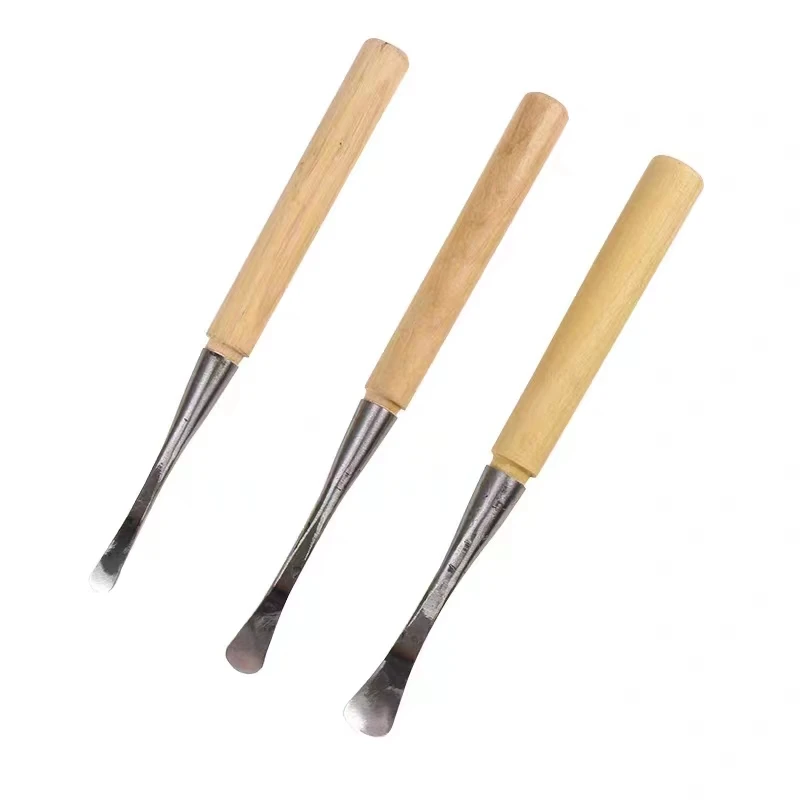Holzbearbeitungs-Schnitzmeißel Schnitzwerkzeug Rohjade-Schüsselmesser Holzschnitzmesser 10mm 20mm 30mm – Detail 3