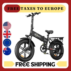 IDOTATA EU Delivery 1000W Electric Bike 48V 20AH Folding Mountain Ebike 20Inch Fat Tire Urban Commuting Electric Bicycle 36MPH