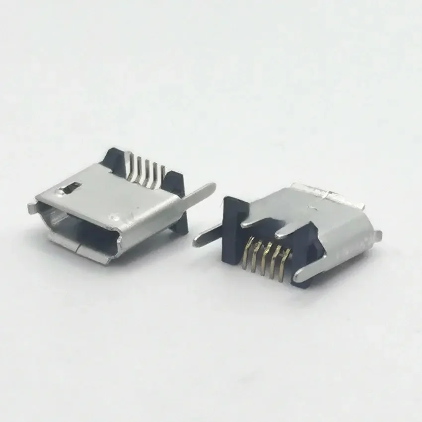 1-20 sztuk Micro gniazdo mini wtyczka USB Port ładowania dla ZX80-B-5P MICRO USB B typ pionowe złącze SMT 5P — zdjęcie 2