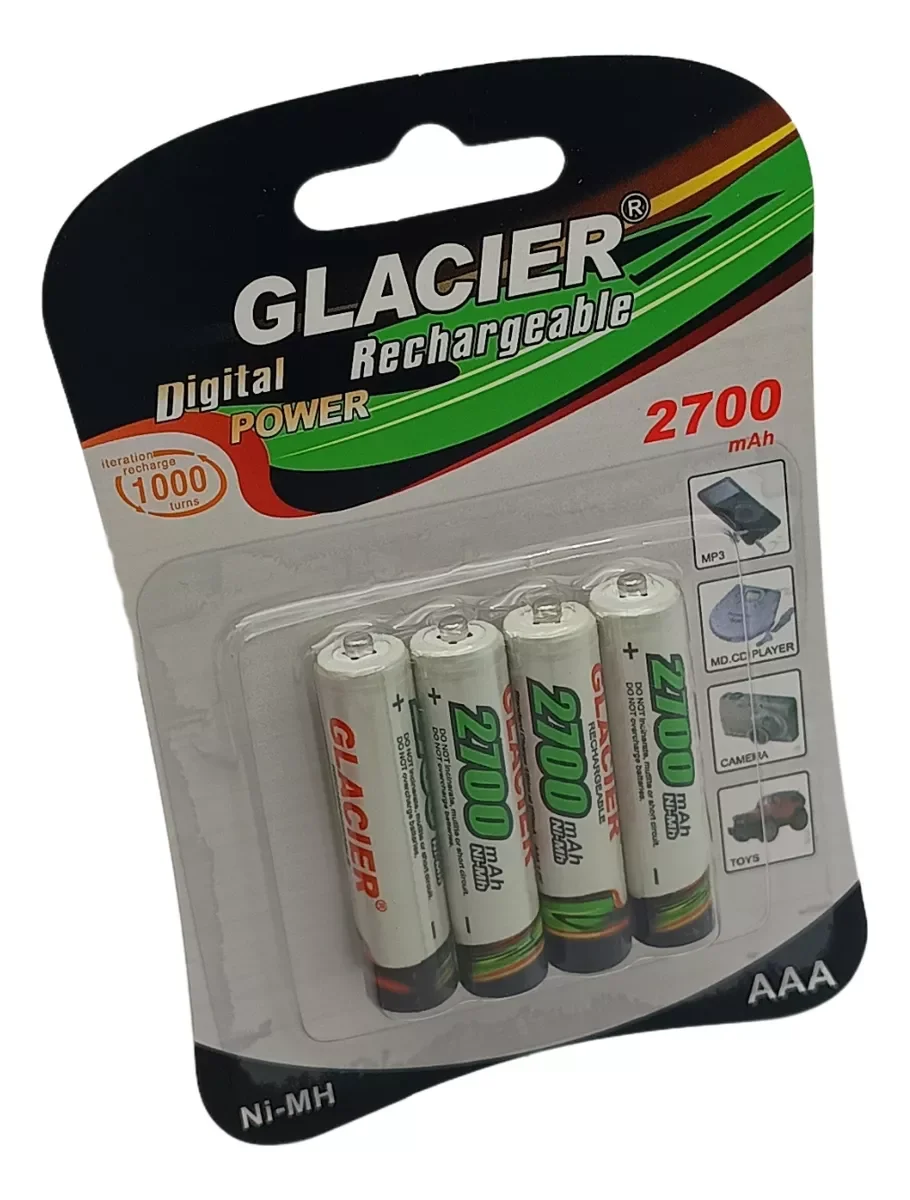 2700 mAh Aaa Rechargeable Toothpick Pile Kit With 4 Units