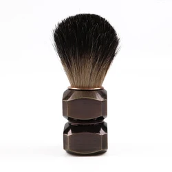 ArtSecret-brocha de afeitar de alta calidad para hombre, herramientas de barba con punta plateada, mango Chapado en pelo de tejón suave, grado B, sv-592