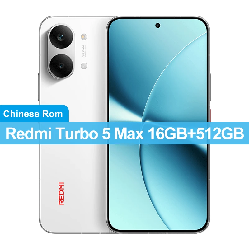 【新品未開封】REDMI Turbo 5 Max 12GB/512GB 中国版 Xiaomi Redmi Turbo 5 Max 256GB/512GB Dimensity 9500s 6.83 スマートフォン本体