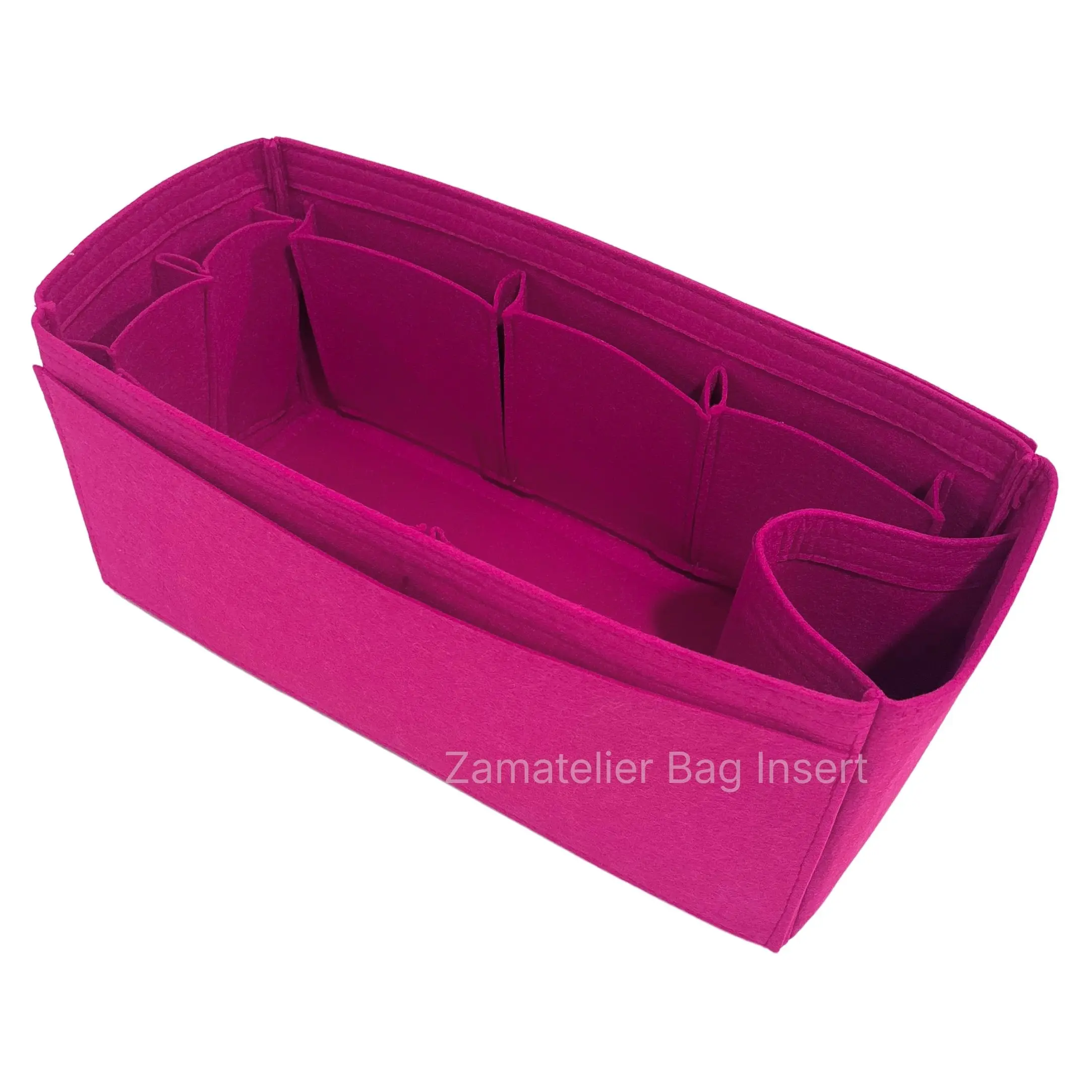 Felt Purse Organizer Insert for L.V. Keepall 25/35/45/50/55/60, Bag Liner for Tote Shopping Bag Shaper with Zipper Pocket Shaper